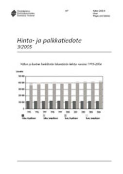 Suomen virallinen tilasto, Tilastokeskus - Hinta- ja palkkatiedote 3/2005, e-kirja