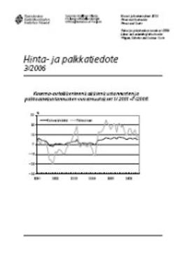 Tilastokeskus, Hinnat ja palkat - Hinta- ja palkkatiedote 3/2006, ebook