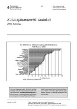 Tilastokeskus, Taloudelliset olot - Kuluttajabarometri: taulukot 2006, helmikuu, e-kirja