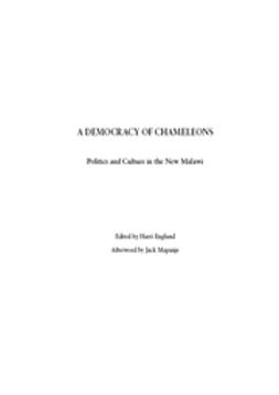 Englund, Harri  - A Democracy of Chameleons, ebook