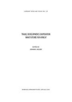 Melber, Henning - Trade, Development Cooperation - What Future for Africa?, ebook