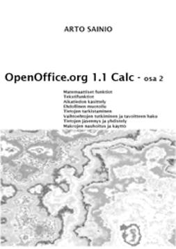 Sainio, Arto - OpenOffice.org Calc  osa 2, e-kirja