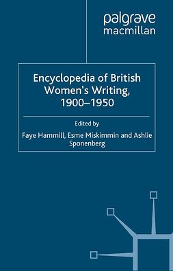 Hammill, Faye - Encyclopedia of British Women’s Writing 1900–1950, ebook