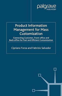 Forza, Cipriano - Product Information Management for Mass Customization, ebook