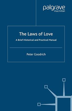 Goodrich, Peter - The Laws of Love, ebook