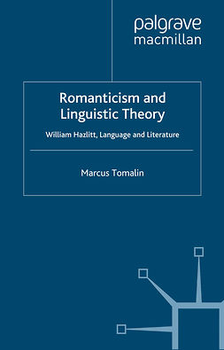 Tomalin, Marcus - Romanticism and Linguistic Theory, ebook