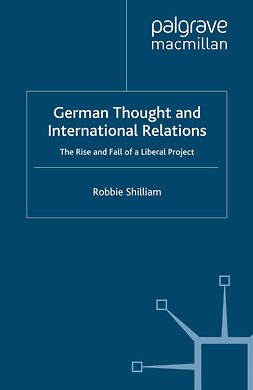 Shilliam, Robbie - German Thought and International Relations, ebook