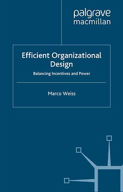 Weiss, Marco - Efficient Organizational Design, ebook