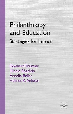 Anheier, Helmut K. - Philanthropy and Education, ebook