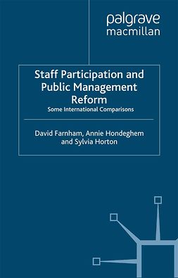 Farnham, David - Staff Participation and Public Management Reform, ebook