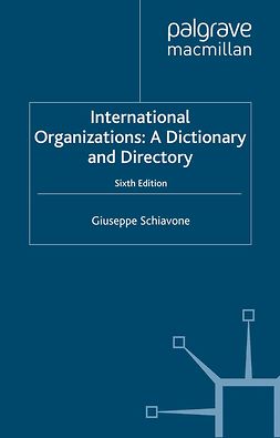 Schiavone, Giuseppe - International Organizations, ebook