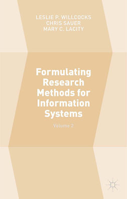 Lacity, Mary C. - Formulating Research Methods for Information Systems, e-bok