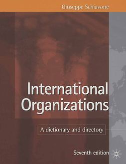 Schiavone, Giuseppe - International Organizations, e-bok
