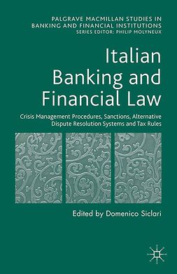 Siclari, Domenico - Italian Banking and Financial Law, ebook