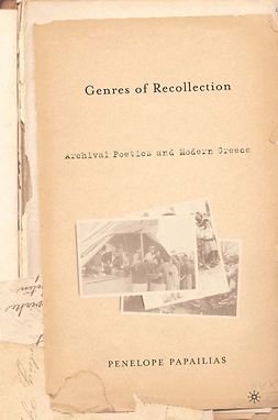 Papailias, Penelope - Genres of Recollection, e-bok