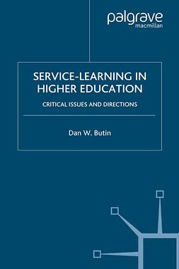 Butin, Dan W. - Service-Learning in Higher Education, e-kirja