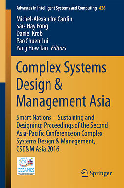 Cardin, Michel-Alexandre - Complex Systems Design &amp; Management Asia, ebook