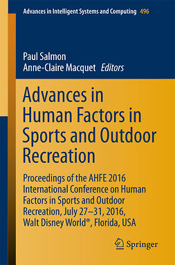 Macquet, Anne-Claire - Advances in Human Factors in Sports and Outdoor Recreation, ebook