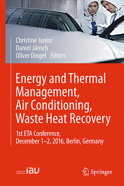 Dingel, Oliver - Energy and Thermal Management, Air Conditioning, Waste Heat Recovery, ebook