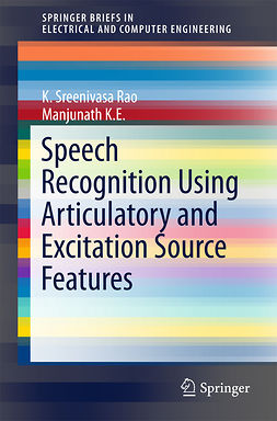 E, Manjunath K - Speech Recognition Using Articulatory and Excitation Source Features, e-bok