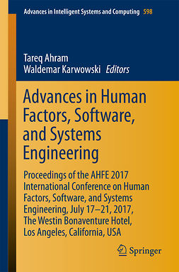 Ahram, Tareq - Advances in Human Factors, Software, and Systems Engineering, ebook