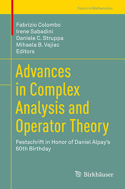 Colombo, Fabrizio - Advances in Complex Analysis and Operator Theory, e-bok