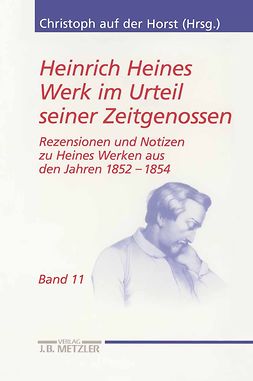 Horst, Christoph - Heinrich Heines Werk im Urteil seiner Zeitgenossen, ebook