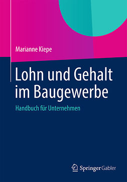 Kiepe, Marianne - Lohn und Gehalt im Baugewerbe, e-bok