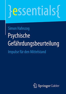 Hahnzog, Simon - Psychische Gefährdungsbeurteilung, ebook