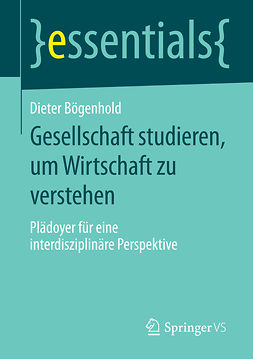 Bögenhold, Dieter - Gesellschaft studieren, um Wirtschaft zu verstehen, e-kirja