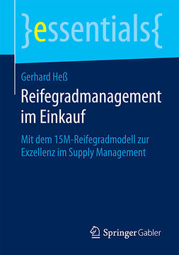 Heß, Gerhard - Reifegradmanagement im Einkauf, e-bok