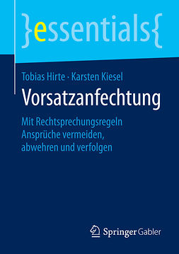 Hirte, Tobias - Vorsatzanfechtung, ebook