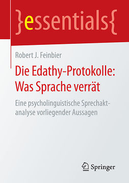 Feinbier, Robert J. - Die Edathy-Protokolle: Was Sprache verrät, ebook