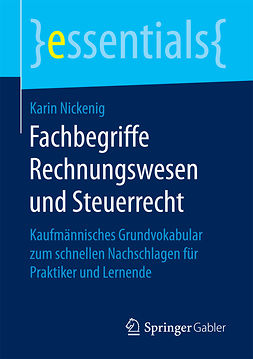 Nickenig, Karin - Fachbegriffe Rechnungswesen und Steuerrecht, ebook