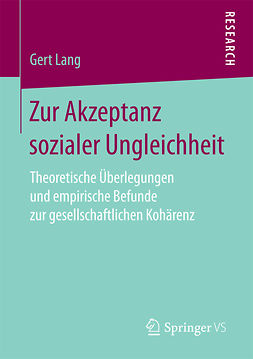 Lang, Gert - Zur Akzeptanz sozialer Ungleichheit, e-bok