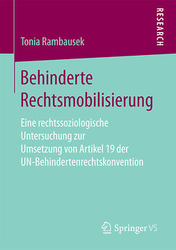 Rambausek, Tonia - Behinderte Rechtsmobilisierung, ebook