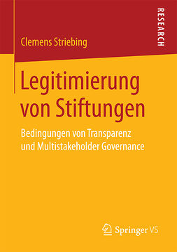 Striebing, Clemens - Legitimierung von Stiftungen, ebook