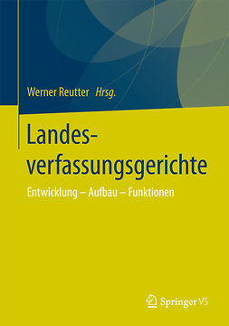 Reutter, Werner - Landesverfassungsgerichte, ebook