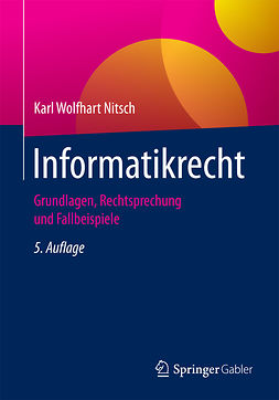 Nitsch, Karl Wolfhart - Informatikrecht, ebook