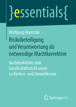 Marotzke, Wolfgang - Risikobeteiligung und Verantwortung als notwendige Machtkorrektive, ebook
