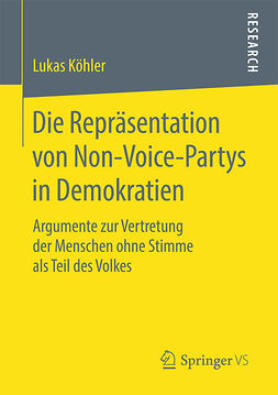 Köhler, Lukas - Die Repräsentation von Non-Voice-Partys in Demokratien, ebook
