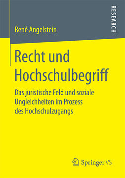 Angelstein, René - Recht und Hochschulbegriff, e-bok