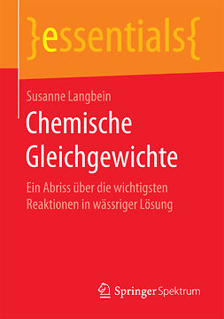 Langbein, Susanne - Chemische Gleichgewichte, e-bok