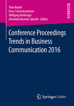 Becker, Timo - Conference Proceedings Trends in Business Communication 2016, ebook