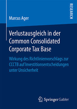 Ager, Marcus - Verlustausgleich in der Common Consolidated Corporate Tax Base, e-bok