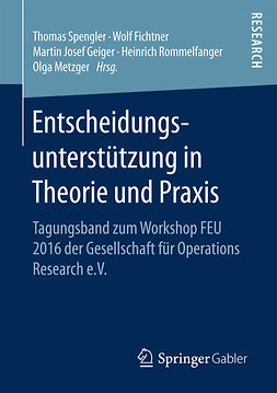 Fichtner, Wolf - Entscheidungsunterstützung in Theorie und Praxis, ebook