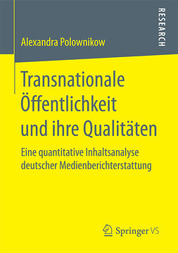 Polownikow, Alexandra - Transnationale Öffentlichkeit und ihre Qualitäten, e-bok