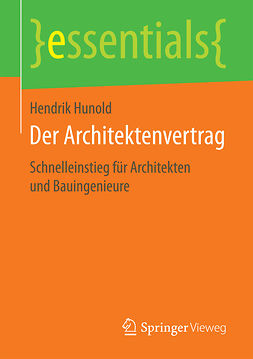 Hunold, Hendrik - Der Architektenvertrag, e-kirja