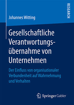 Witting, Johannes - Gesellschaftliche Verantwortungsübernahme von Unternehmen, ebook