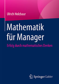 Holzbaur, Ulrich - Mathematik für Manager, e-bok